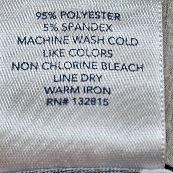 Passports Black and White Elastic Waist Flowy Skirt Large - Picture 6 of 8